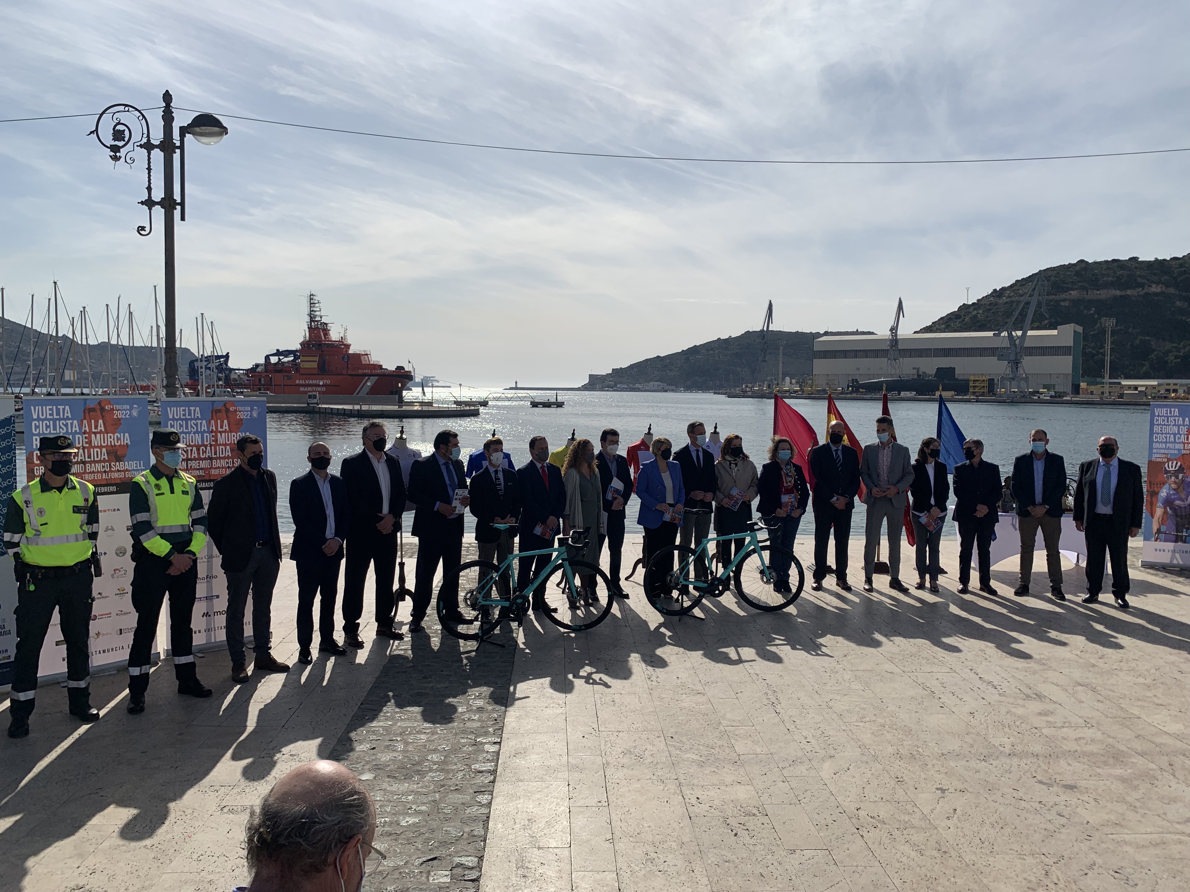Presentación de la Vuelta Ciclista a la Región de Murcia - Costa Cálida - Gran premio Banco Sabadell
