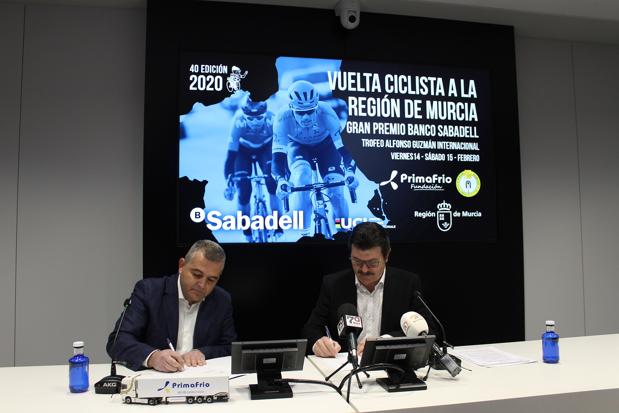 Fundación Primafrio se convierte en uno de los patrocinadores principales de la Vuelta Ciclista a la Región de Murcia Gran Premio Banco Sabadell