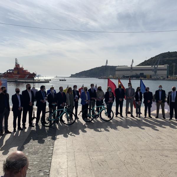 Presentación de la Vuelta Ciclista a la Región de Murcia - Costa Cálida - Gran premio Banco Sabadell